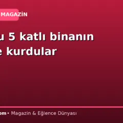 Otoyolu 5 katlı binanın üzerine kurdular
