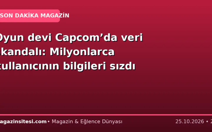 Oyun devi Capcom’da veri skandalı: Milyonlarca kullanıcının bilgileri sızdı
