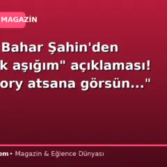 Oyuncu Bahar Şahin’den “platonik aşığım” açıklaması! “Beni story atsana görsün…”