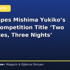 Ozu Shapes Mishima Yukiko’s Tokyo Competition Title ‘Two Cigarettes, Three Nights’