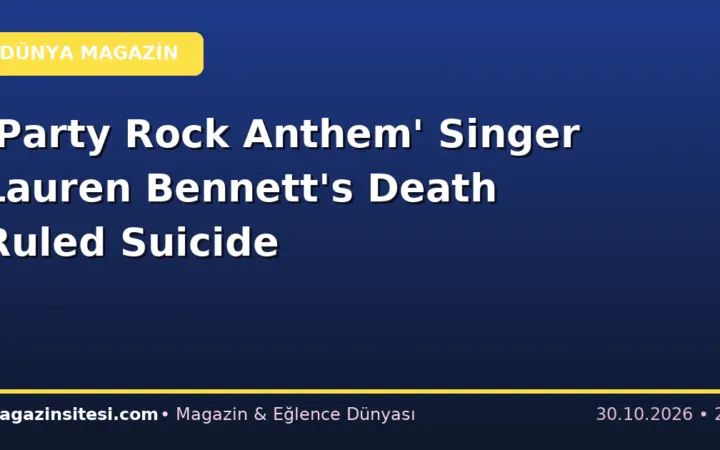 ‘Party Rock Anthem’ Singer Lauren Bennett’s Death Ruled Suicide