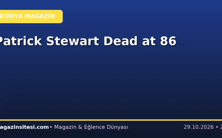 Patrick Stewart Dead at 86
