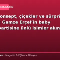 Pembe konsept, çiçekler ve sürpriz kutlama! Gamze Erçel’in baby shower partisine ünlü isimler akın etti!