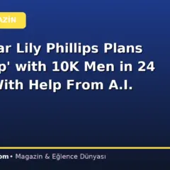 Porn Star Lily Phillips Plans to ‘Sleep’ with 10K Men in 24 Hours With Help From A.I.