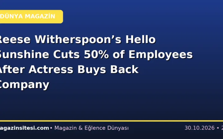Reese Witherspoon’s Hello Sunshine Cuts 50% of Employees After Actress Buys Back Company