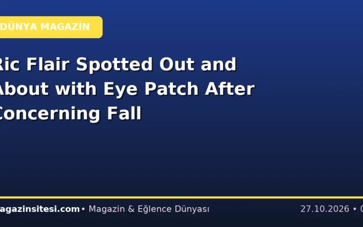 Ric Flair Spotted Out and About with Eye Patch After Concerning Fall