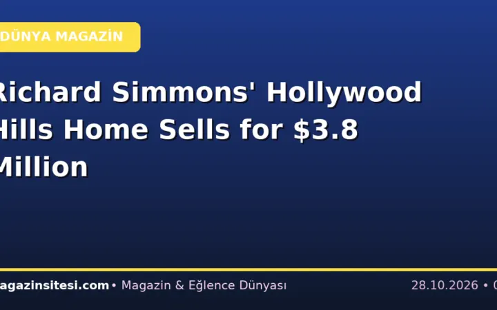 Richard Simmons’ Hollywood Hills Home Sells for $3.8 Million