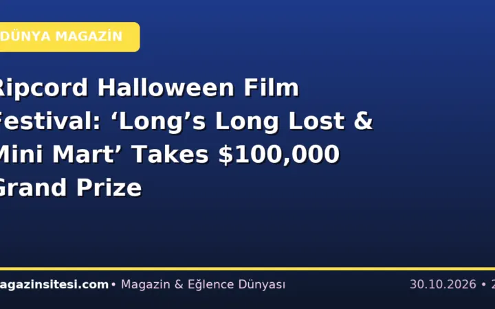 Ripcord Halloween Film Festival: ‘Long’s Long Lost & Mini Mart’ Takes $100,000 Grand Prize