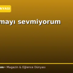 Risk almayı sevmiyorum