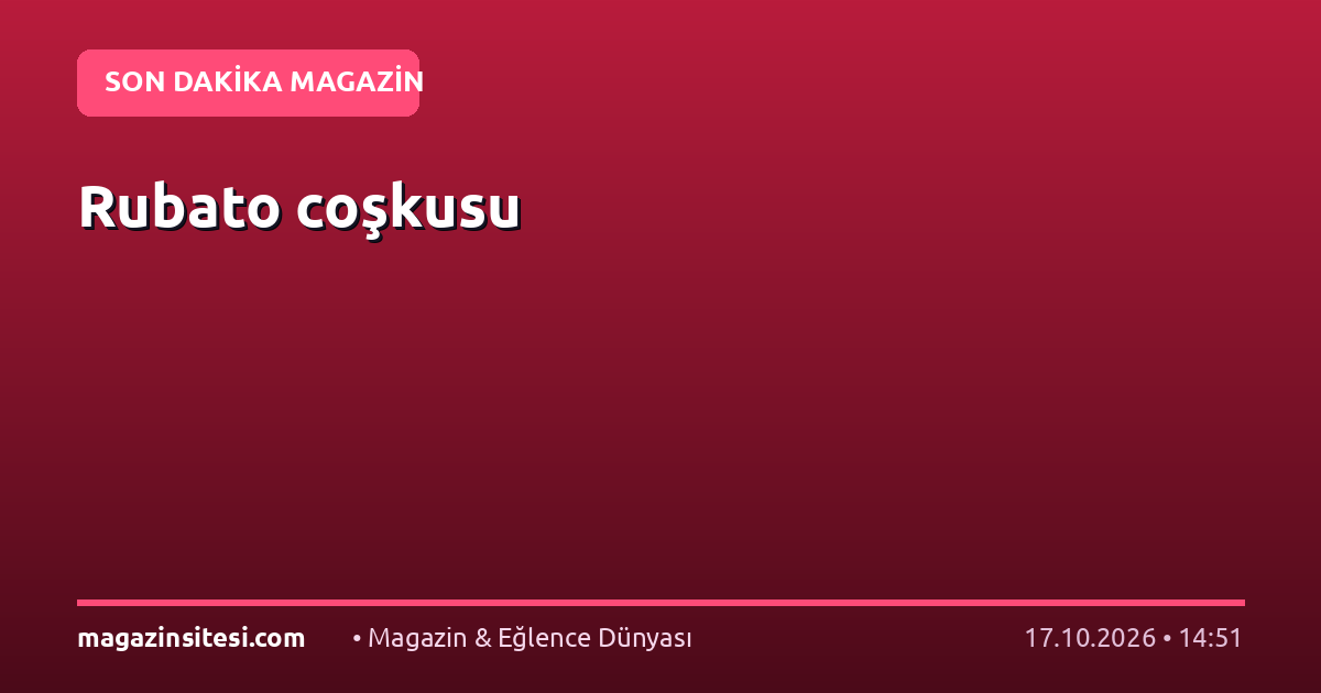 Rubato coşkusu