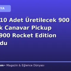 Sadece 10 Adet Üretilecek 900 Beygirlik Canavar Pickup Brabus 900 Rocket Edition Duyuruldu