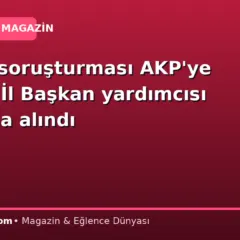 Sarıgül soruşturması AKP’ye uzandı! İl Başkan yardımcısı gözaltına alındı