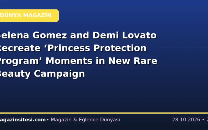 Selena Gomez and Demi Lovato Recreate ‘Princess Protection Program’ Moments in New Rare Beauty Campaign