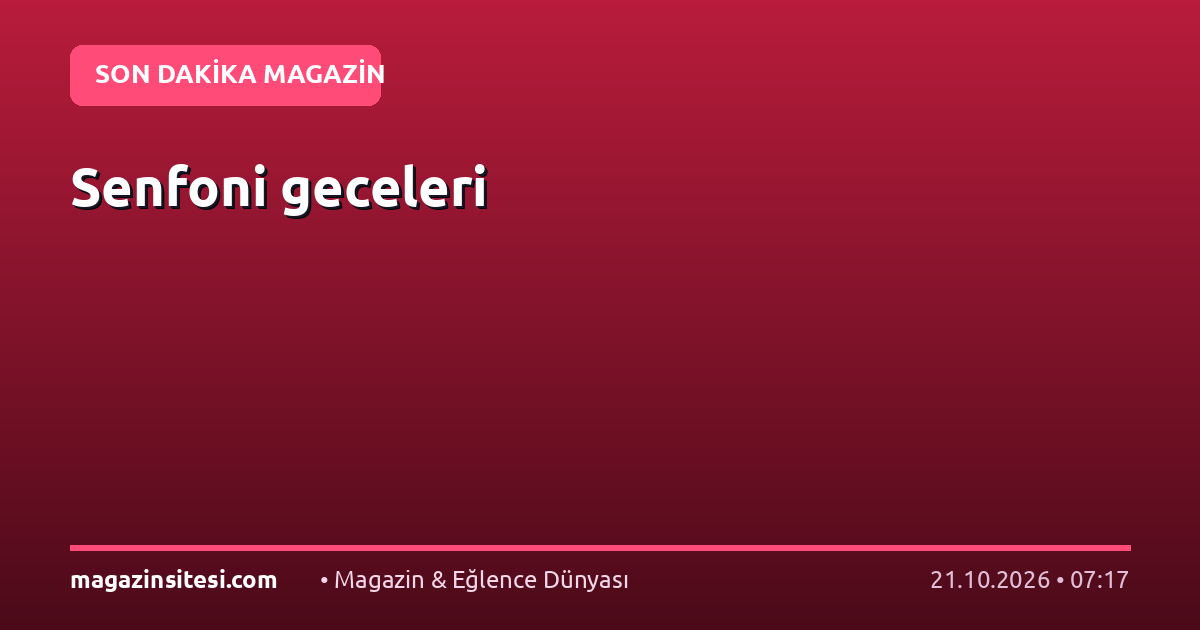 Senfoni geceleri