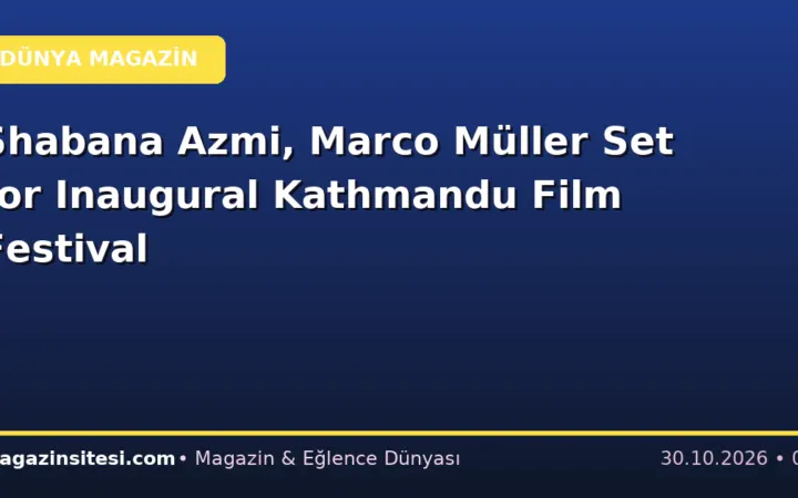 Shabana Azmi, Marco Müller Set for Inaugural Kathmandu Film Festival