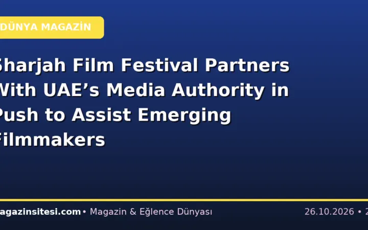 Sharjah Film Festival Partners With UAE’s Media Authority in Push to Assist Emerging Filmmakers