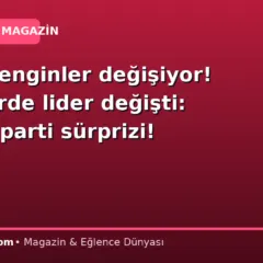 Siyasi denginler değişiyor! Anketlerde lider değişti: Üçüncü parti sürprizi!