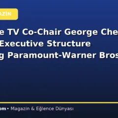 Skydance TV Co-Chair George Cheeks Reveals Executive Structure Following Paramount-Warner Bros. Merger