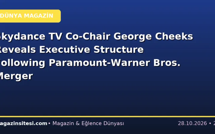 Skydance TV Co-Chair George Cheeks Reveals Executive Structure Following Paramount-Warner Bros. Merger