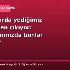 Son yıllarda yediğimiz herşeyden çıkıyor: Damarlarınızda bunlar birikiyor