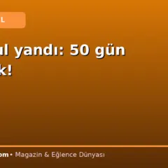 İstanbul yandı: 50 gün sürecek!