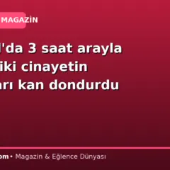 İstanbul’da 3 saat arayla işlenen iki cinayetin ayrıntıları kan dondurdu