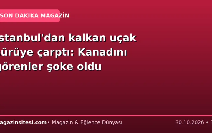 İstanbul’dan kalkan uçak sürüye çarptı: Kanadını görenler şoke oldu