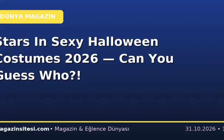 Stars In Sexy Halloween Costumes 2026 — Can You Guess Who?!