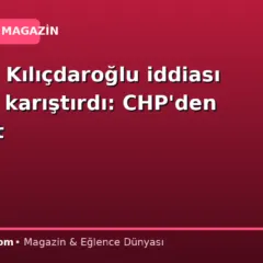 Tanal’ın Kılıçdaroğlu iddiası siyaseti karıştırdı: CHP’den jet yanıt