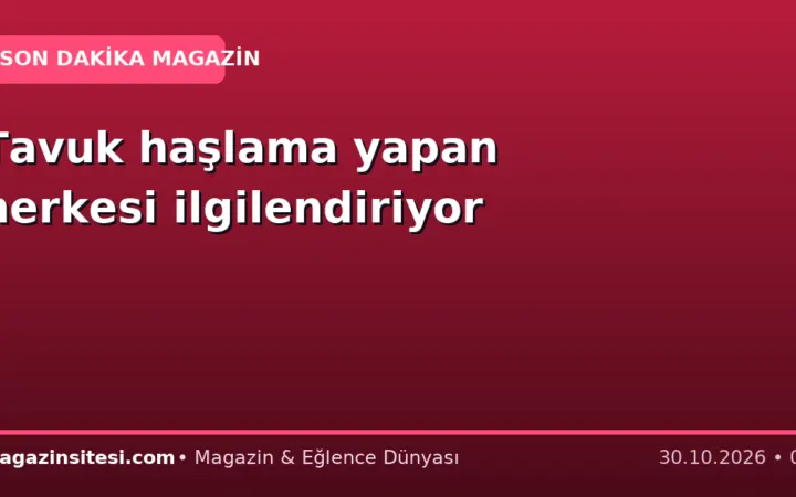 Tavuk haşlama yapan herkesi ilgilendiriyor