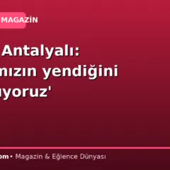 Taylan Antalyalı: ‘Hakkımızın yendiğini düşünüyoruz’