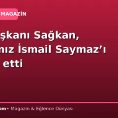 TBB Başkanı Sağkan, yazarımız İsmail Saymaz’ı ziyaret etti