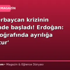 TDT Azerbaycan krizinin gölgesinde başladı! Erdoğan: ‘Aile fotoğrafında ayrılığa yer yoktur’