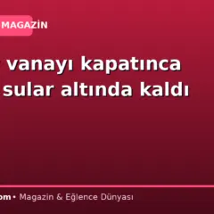 Tek bir vanayı kapatınca 12 köy sular altında kaldı