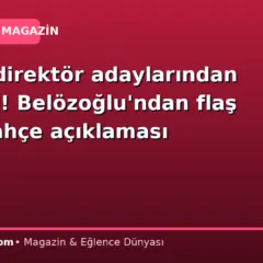 Teknik direktör adaylarından birisiydi! Belözoğlu’ndan flaş Fenerbahçe açıklaması