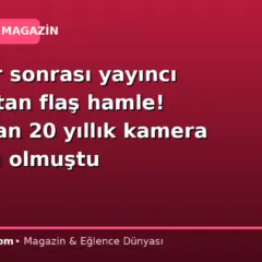 Tepkiler sonrası yayıncı kuruluştan flaş hamle! Kullanılan 20 yıllık kamera gündem olmuştu