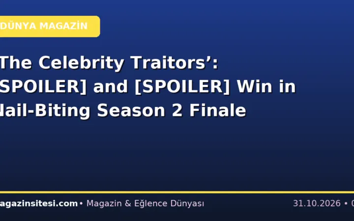 ‘The Celebrity Traitors’: [SPOILER] and [SPOILER] Win in Nail-Biting Season 2 Finale
