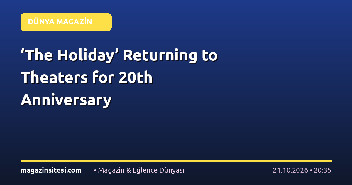 ‘The Holiday’ Returning to Theaters for 20th Anniversary