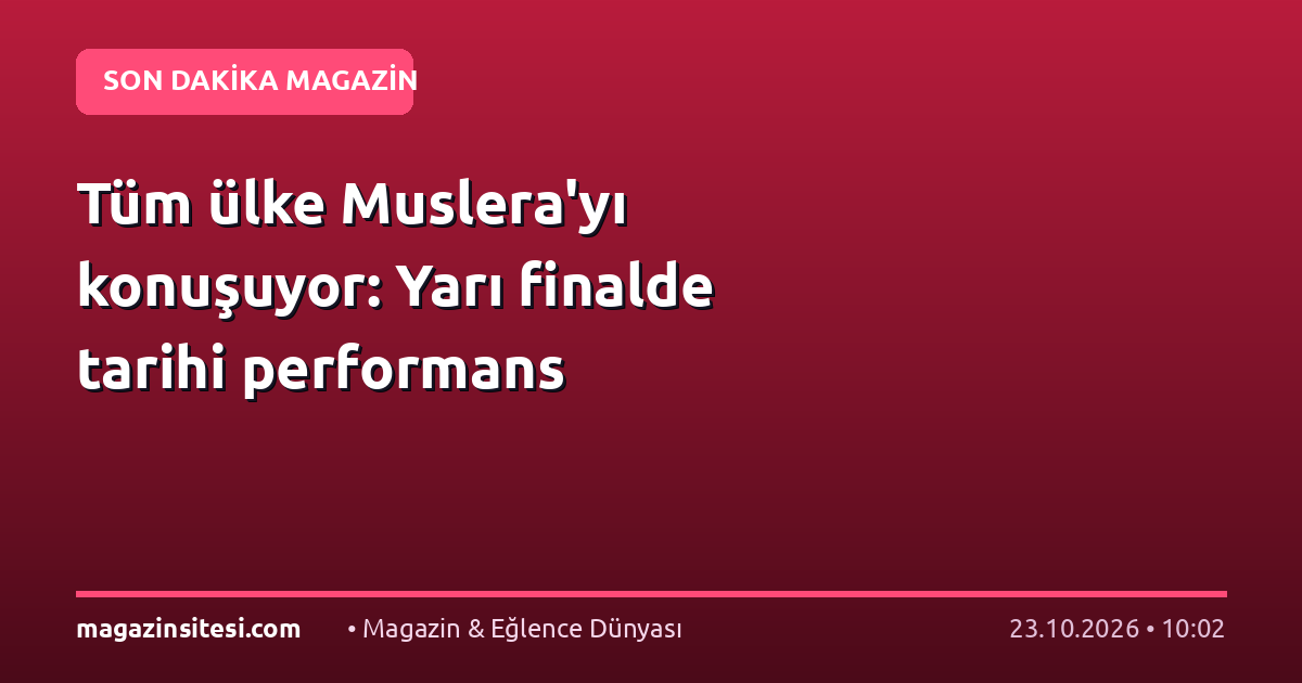 Tüm ülke Muslera’yı konuşuyor: Yarı finalde tarihi performans