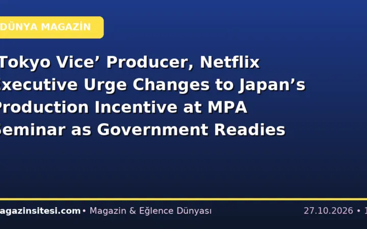 ‘Tokyo Vice’ Producer, Netflix Executive Urge Changes to Japan’s Production Incentive at MPA Seminar as Government Readies Unified Content Body