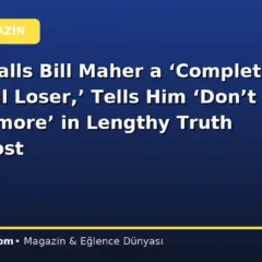 Trump Calls Bill Maher a ‘Complete and Total Loser,’ Tells Him ‘Don’t Call Anymore’ in Lengthy Truth Social Post