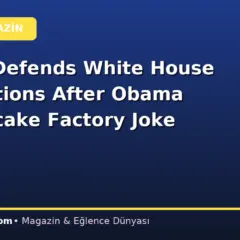 Trump Defends White House Renovations After Obama Cheesecake Factory Joke