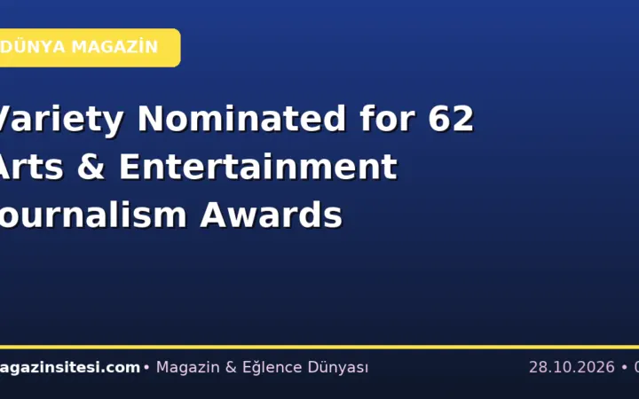 Variety Nominated for 62 Arts & Entertainment Journalism Awards