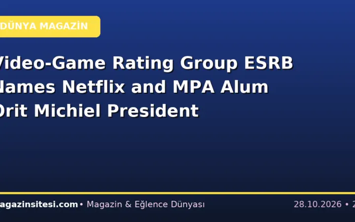 Video-Game Rating Group ESRB Names Netflix and MPA Alum Orit Michiel President
