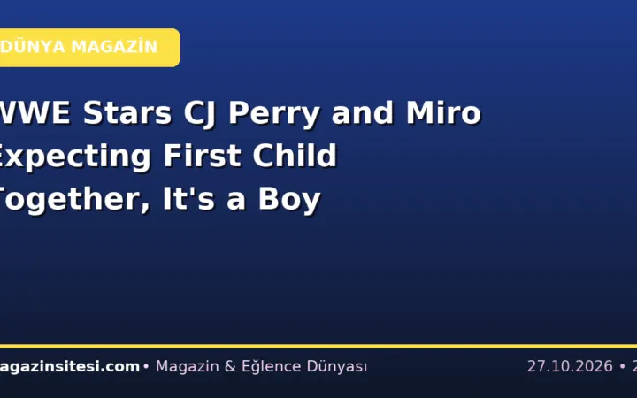 WWE Stars CJ Perry and Miro Expecting First Child Together, It’s a Boy