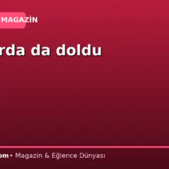 Yağmurda da doldu