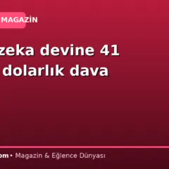 Yapay zeka devine 41 milyon dolarlık dava