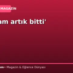‘Yeşilçam artık bitti’