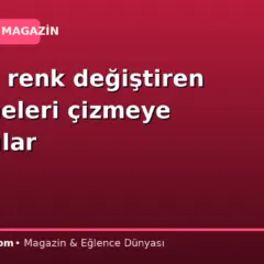 Yollara renk değiştiren kar taneleri çizmeye başladılar