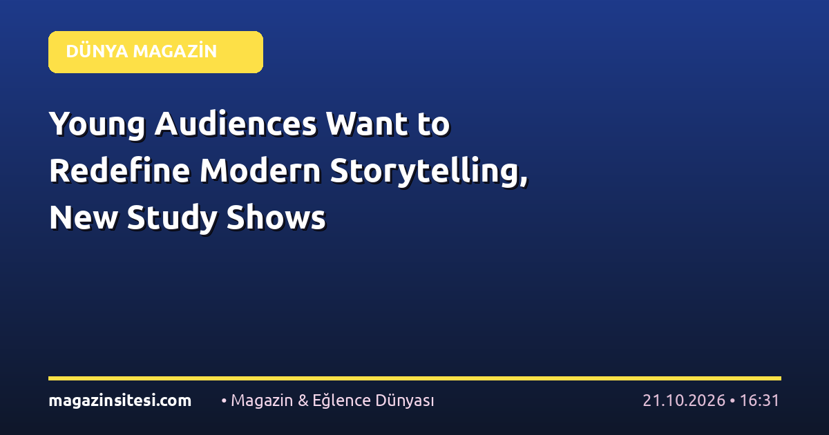 Young Audiences Want to Redefine Modern Storytelling, New Study Shows